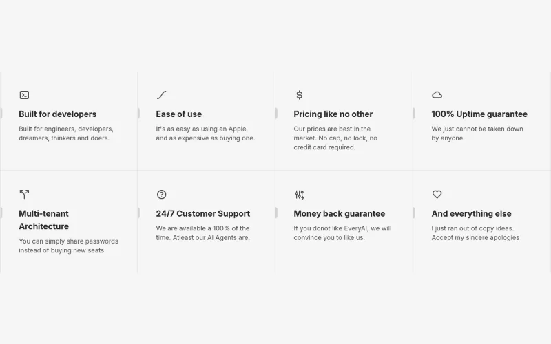 Simple with hover effects preview