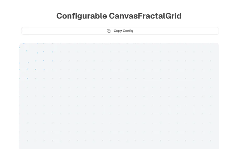 Canvas Fractal Grid preview