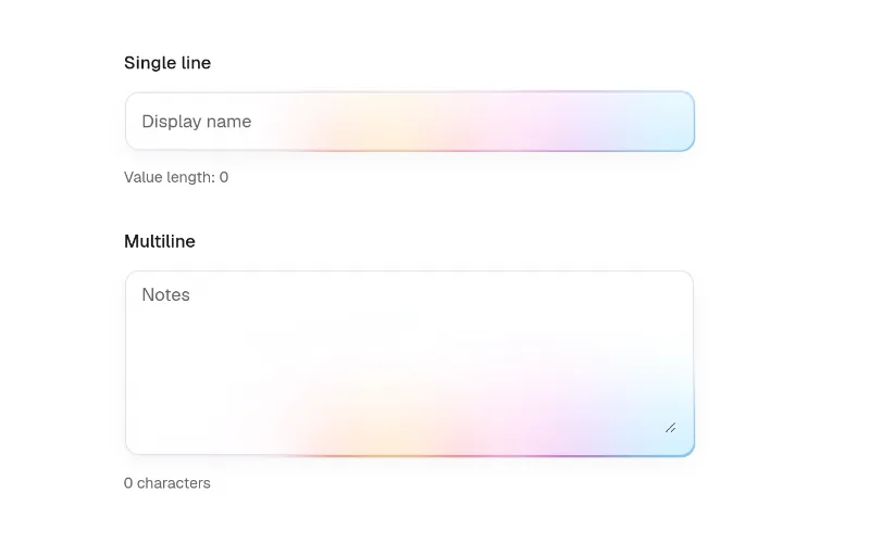 Halo Input preview