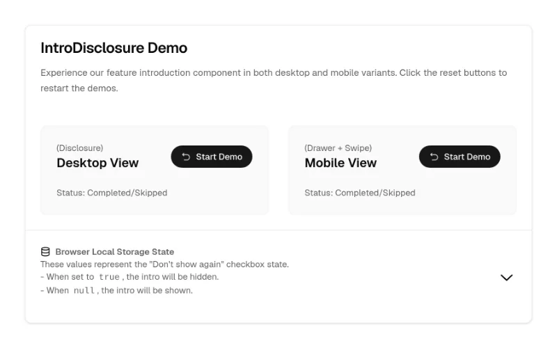Intro Disclosure preview