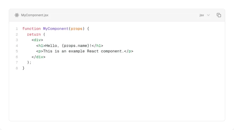 Code Block preview
