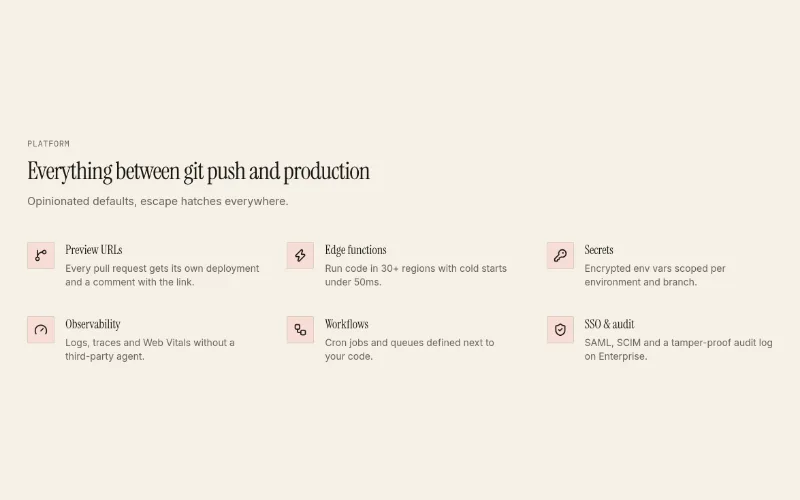 Features · List preview