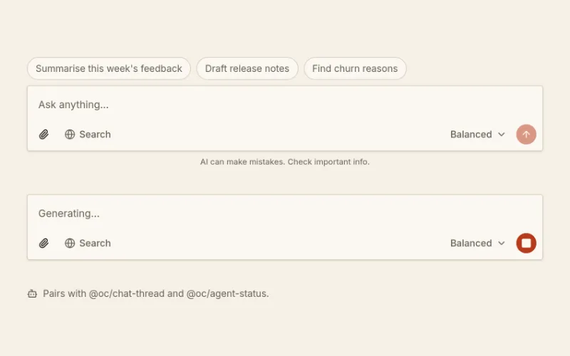 Prompt composer preview